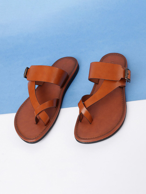 

CODE by Lifestyle Men Tan Slip-On Sandals