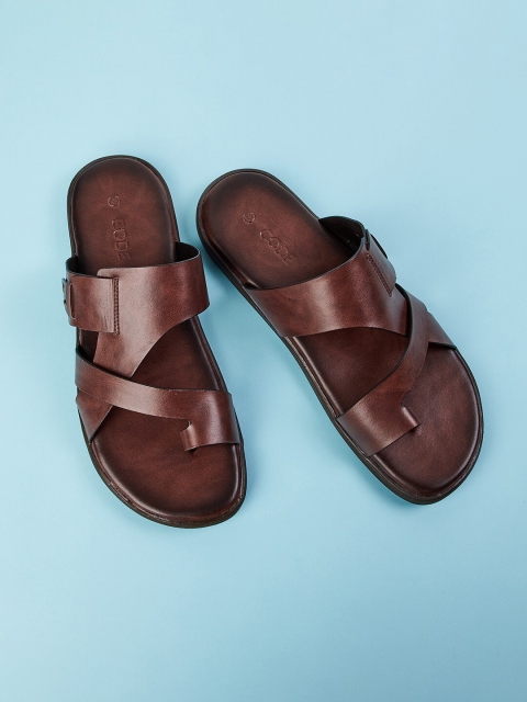 

CODE by Lifestyle Men Brown Slip-On Sandals