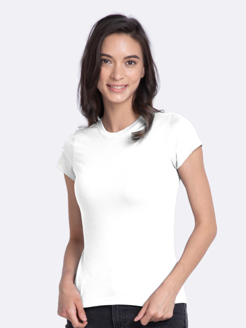 

Bewakoof Women White T-shirt