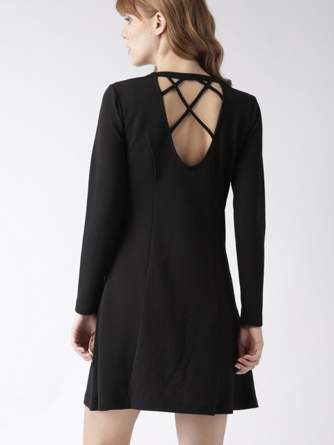 

Ms.Taken by Kriti Sanon Women Black Solid Shift Dress