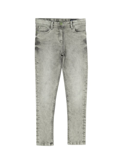 

Allen Solly Junior Girls Grey Mid-Rise Heavy Fade Jeans