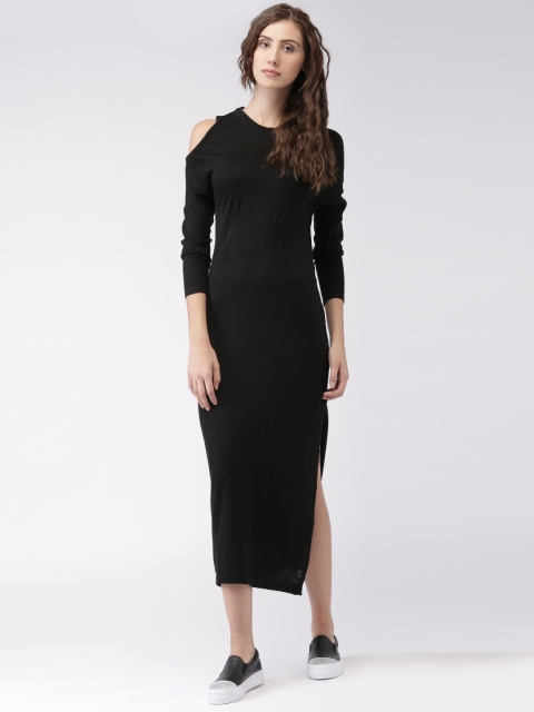 

Ms.Taken by Kriti Sanon Women Black Midi Dress