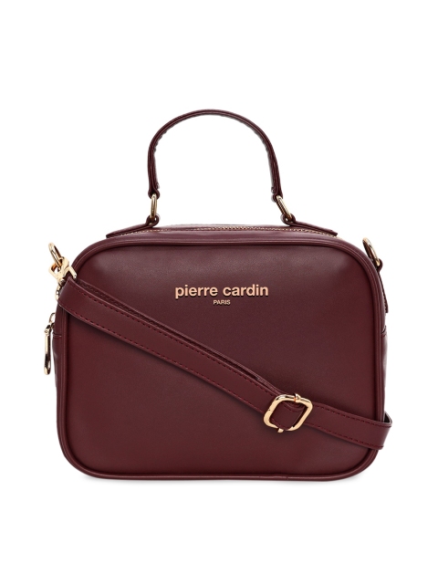 

pierre cardin Women Maroon Solid Sling Bag