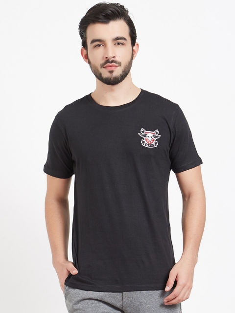 

GULLY Men Black T-shirt