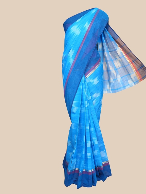 

The Chennai Silks Blue & Purple Fusion Saree