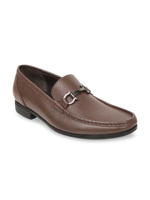 

Regal Men Brown Leather Formal Slip On Shoes