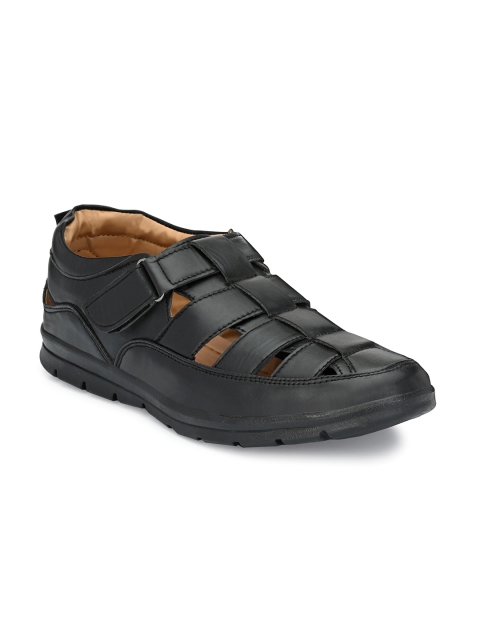 

AfroJack Men Black Fisherman Sandals