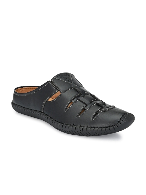 

AfroJack Men Black Comfort Sandals