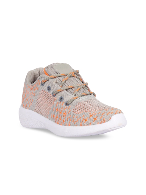 

FAST TRAX Women Grey Woven Design Slip-On Sneakers