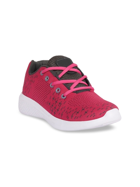 

FAST TRAX Women Pink Woven Design Sneakers