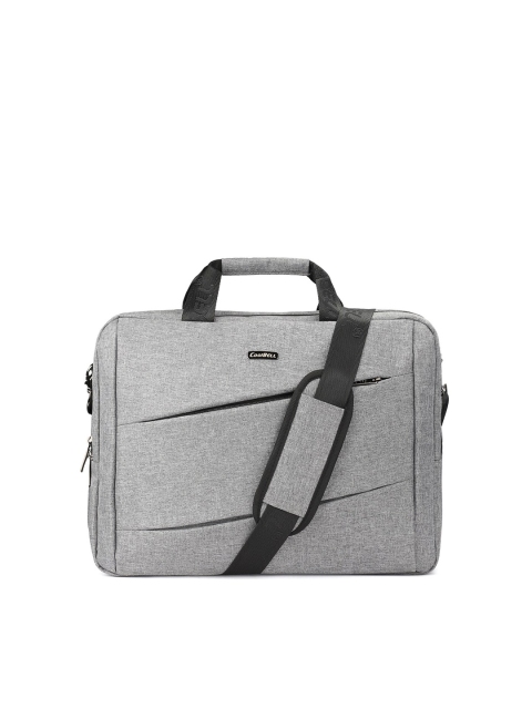 

CoolBELL Unisex Grey & Black Waterproof Laptop Bag