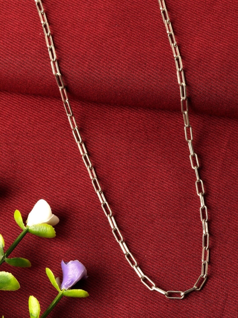

GIVA Silver-Toned Sterling Silver Rhodium-Plated Necklace
