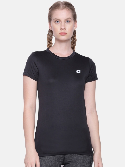 

Lotto Women Black T-shirt