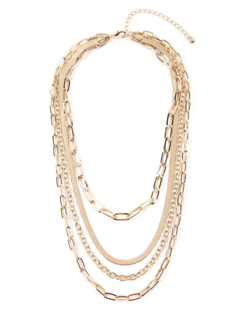 

FOREVER 21 Gold-Toned Layered Necklace