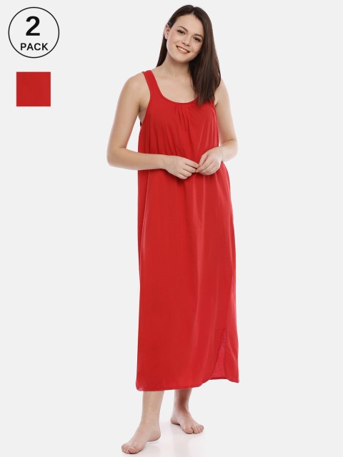 

GOLDSTROMS Pack Of 2 Red Maxi Nightdress
