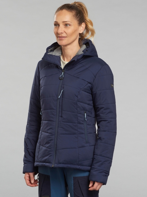

FORCLAZ By Decathlon Women Navy Blue Lightweight Trekking Padded Jacket