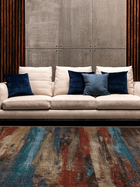 

DDecor Multicoloured Abstract Carpet, Multi
