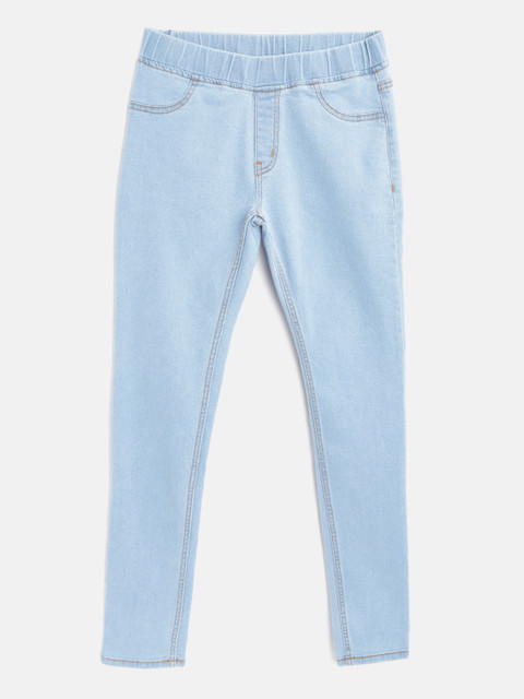 

UTH by Roadster Girls Blue Solid Jeggings