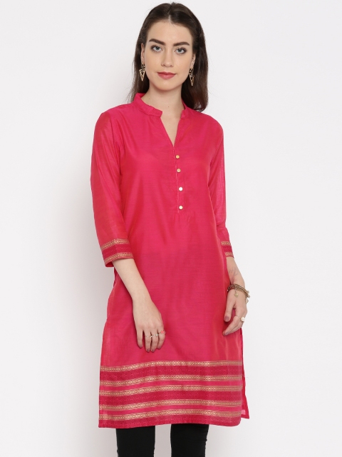

Soch Outlet Women Pink Solid Kurta
