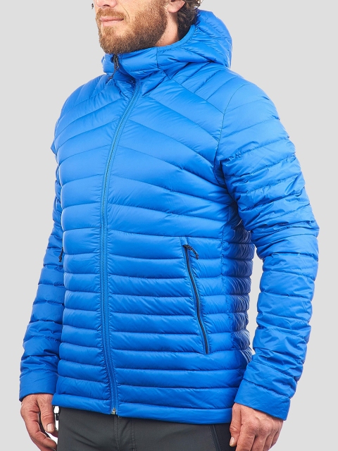 

FORCLAZ By Decathlon Men Blue Acrylic Outdoor Padded Trekking Jacket