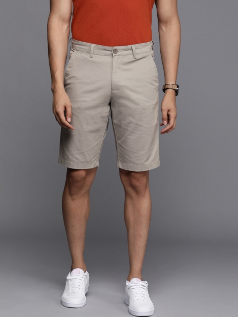 

Allen Solly Men Grey Slim Fit Chino Shorts