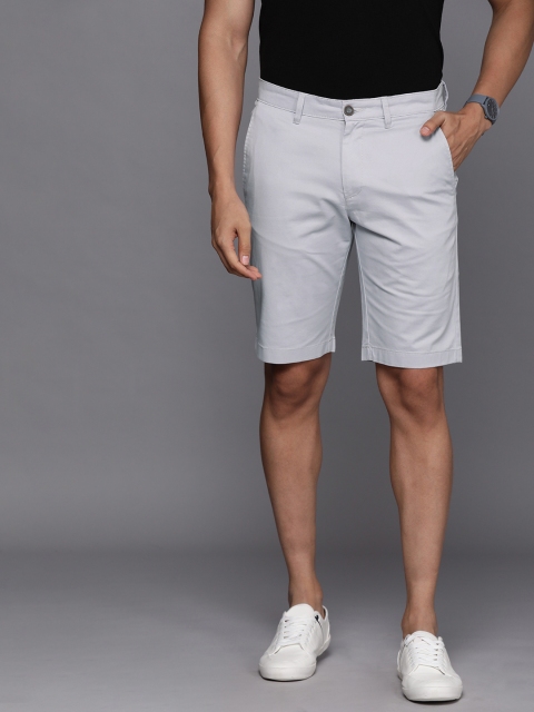 

Allen Solly Men Blue Slim Fit Mid-Rise Regular Shorts