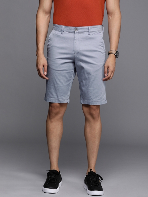 

Allen Solly Men Grey Slim Fit Chino Shorts
