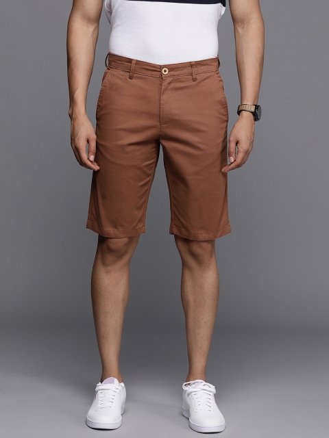 

Allen Solly Men Brown Slim Fit Chino Shorts