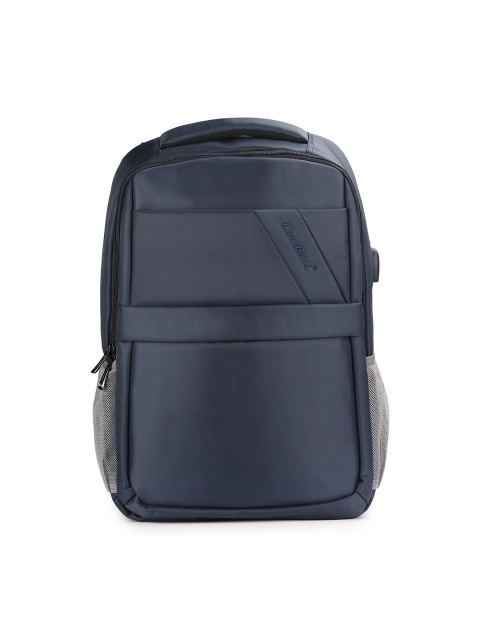 

CoolBELL Unisex Blue Solid 15.6 inch Laptop Backpack With USB Charging Port
