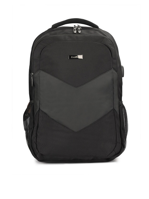 

CoolBELL Unisex Black Waterproof Laptop Bag with USB Charging
