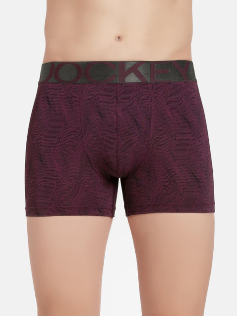 

Jockey Men Purple Long Trunk IC30-0101-PRE06