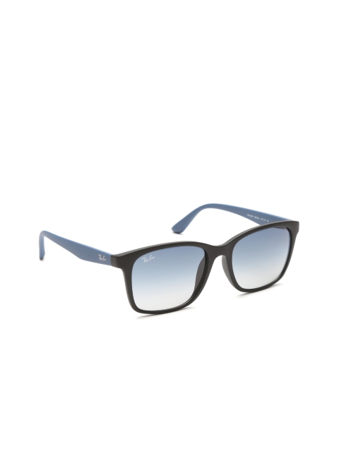 

Ray-Ban Men Rectangular Sunglasses, Blue