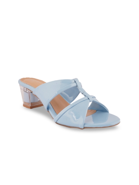 

SCENTRA Woman Blue Block Sandals