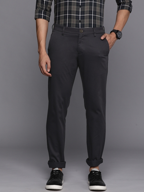 

Allen Solly Men Charcoal Slim Fit Casual Trousers