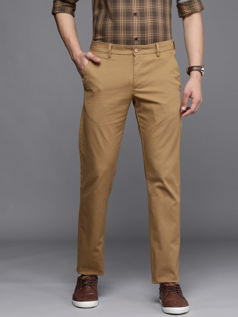 

Allen Solly Men Khaki Slim Fit Trousers