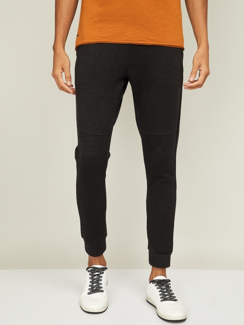 

Fame Forever by Lifestyle Men Black Solid Cotton Joggers