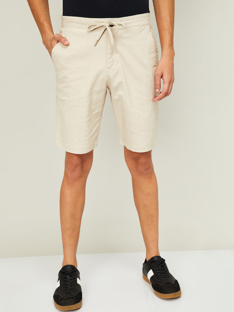 

Fame Forever by Lifestyle Men Beige Mid-Rise Regular Shorts