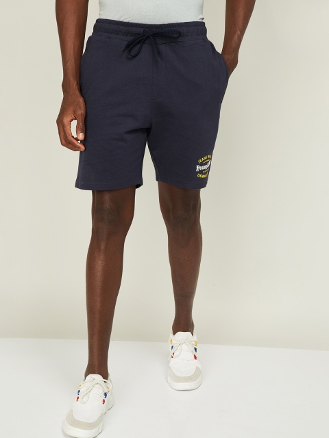 

Forca by Lifestyle Men Blue Mid-Rise Regular Shorts