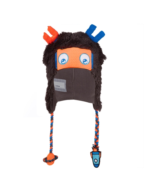 

WEDZE By Decathlon Unisex Kids Multicoloured Peruvian Skiing Hat Robot Beanie, Multi