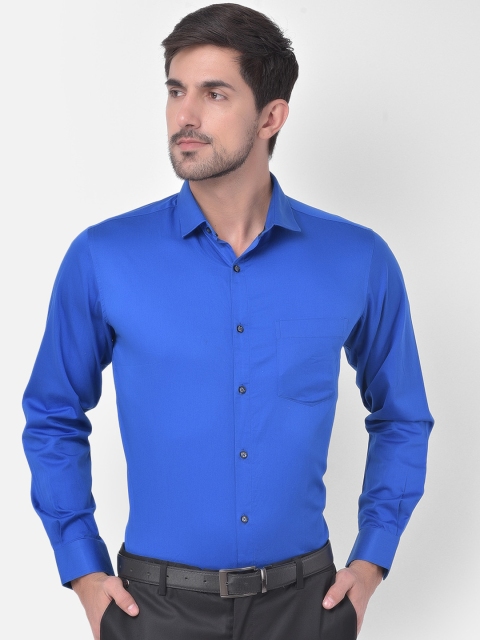

Canary London Men Blue Smart Slim Fit Casual Shirt