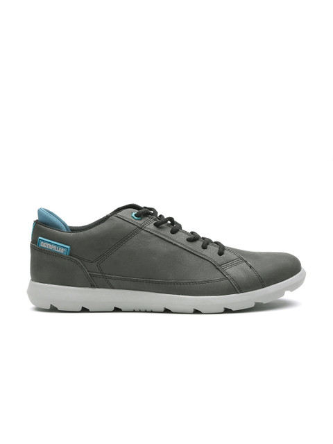 

CAT Men Grey Maddox Leather Sneakers
