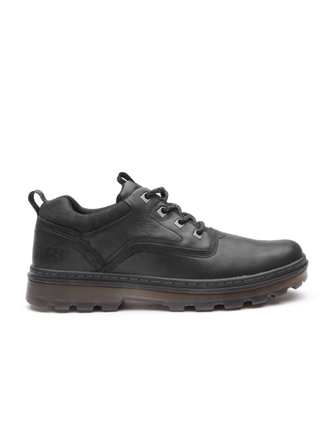 

CAT Men Black Knox Lo Leather Casual Shoes