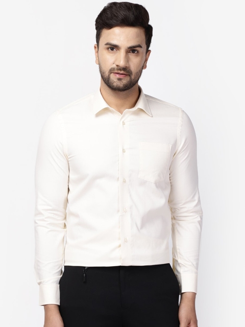 

Blackberrys Men Yellow Slim Fit Casual Shirt