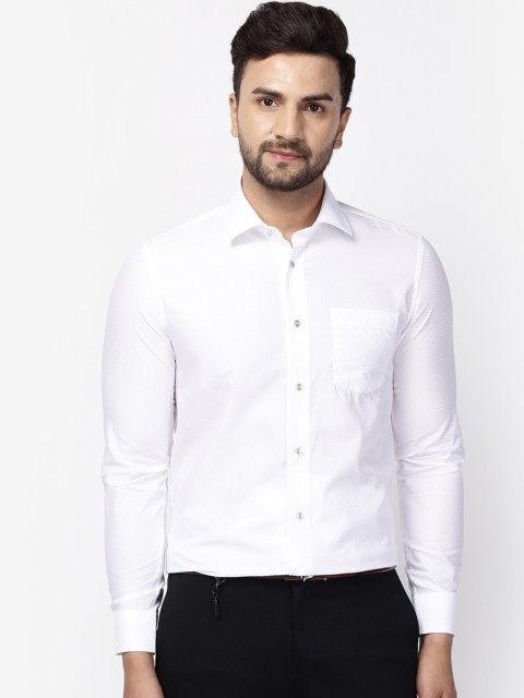 

Blackberrys Men White India Slim Fit Casual Shirt