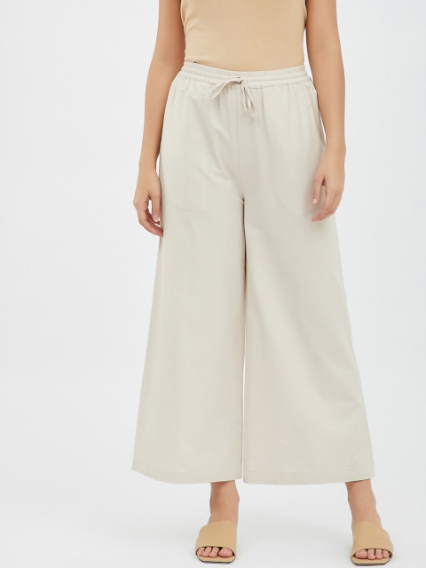 

Femella Women Beige Culottes Trousers