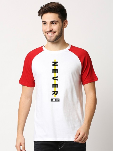 

Bewakoof Men White Typography Printed T-shirt