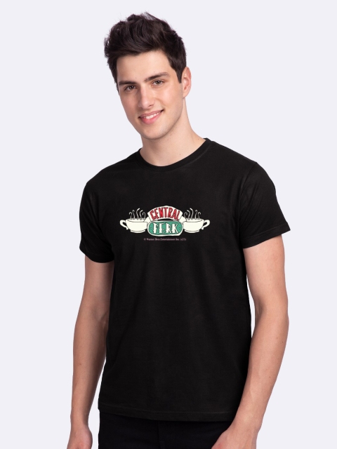 

Bewakoof Men Black Typography T-shirt