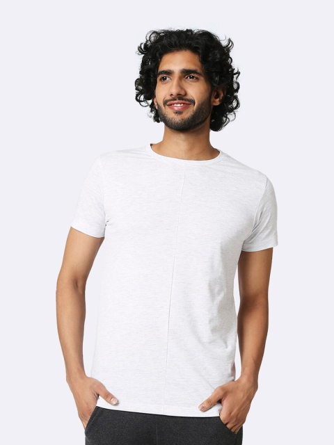 

Bewakoof Men Solid White T-shirt