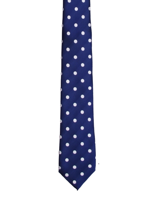 

Tossido Men Blue & White Printed Skinny Tie