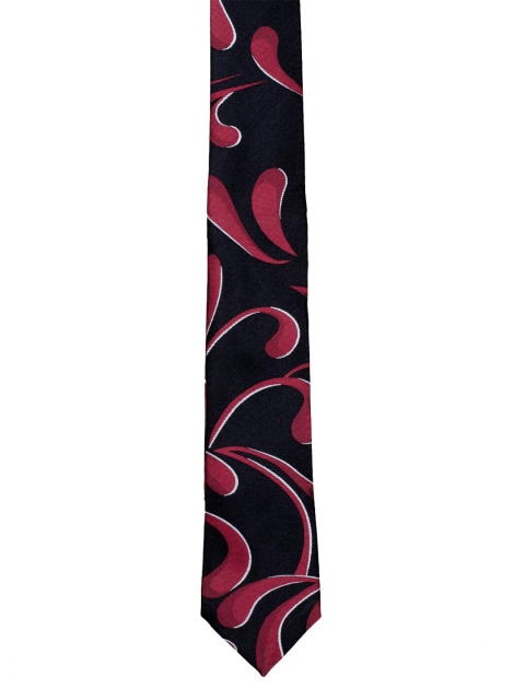 

Tossido Men Black & Red Printed Skinny Tie